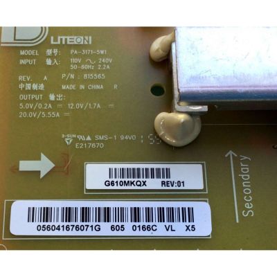 KIT DE TARJETAS PARA TV VIZIO / NUMERO DE PARTE 75500W01C003 / 755.00W01.C003 / 748.00W04.0011 / T-CON 55.55T23.C10 / 5555T23C1 / 55T23-C0K / FUENTE 056.04167.6071 / 056041676071 / PA-3171-5W1 / 056041676071G / PANEL T550HVN08.5 / MODELO D55-D2 - Imagen 2